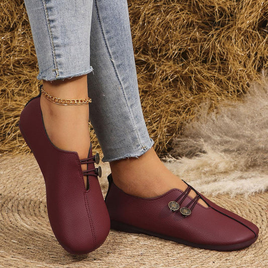 Women's Slip-On Sandals Square Toe