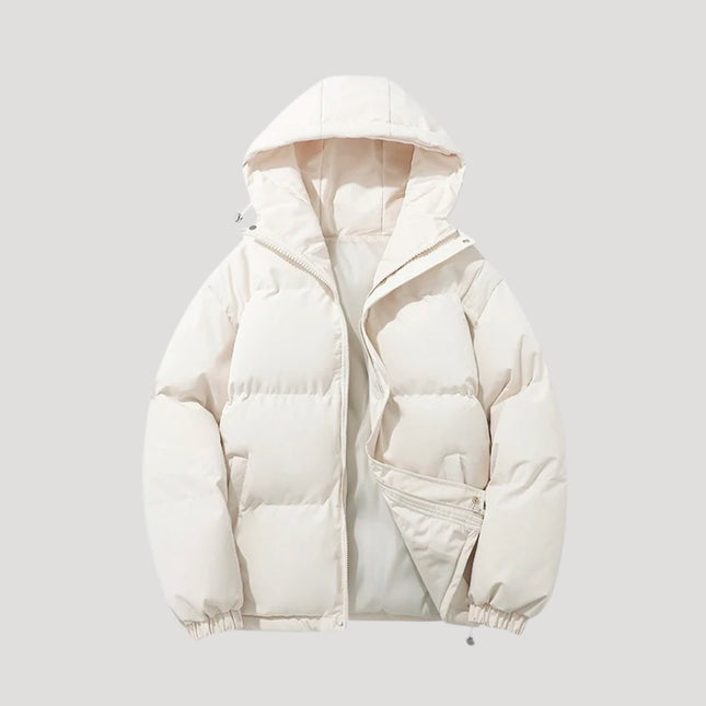 Men's Hooded Puffer Jacket for Winter