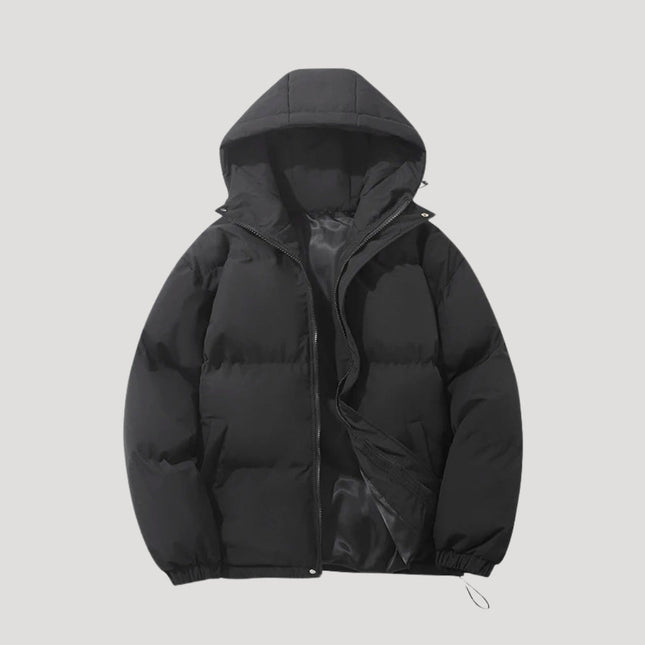 Men's Hooded Puffer Jacket for Winter