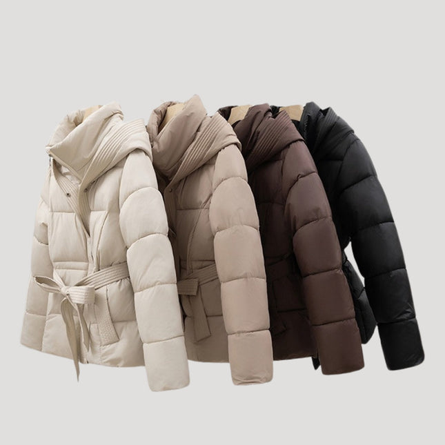 Women's Hooded Puffer Jacket Winter Coat
