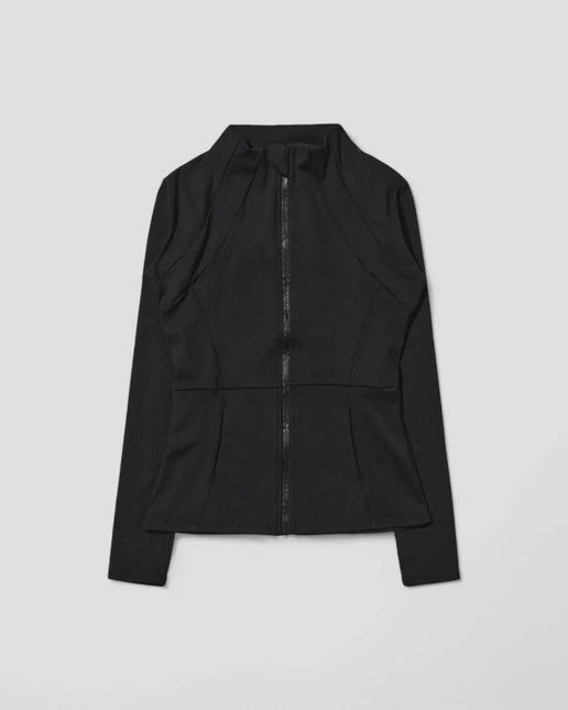 Black jacket on a light gray background