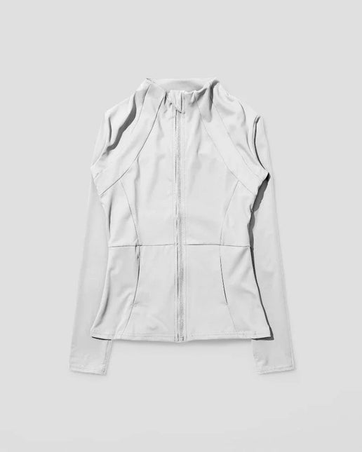 Women's Zip-Up Stretch Fitness Jacket