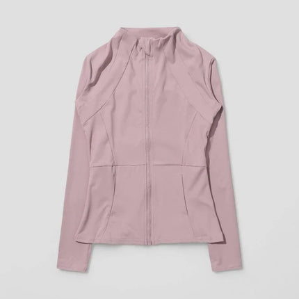 Women's Zip-Up Stretch Fitness Jacket