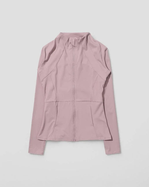 Women's Zip-Up Stretch Fitness Jacket