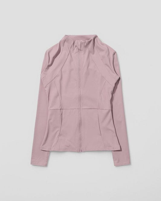 Women's Zip-Up Stretch Fitness Jacket