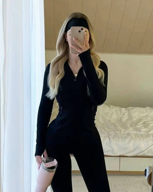 Women's Zip-Up Stretch Fitness Jacket