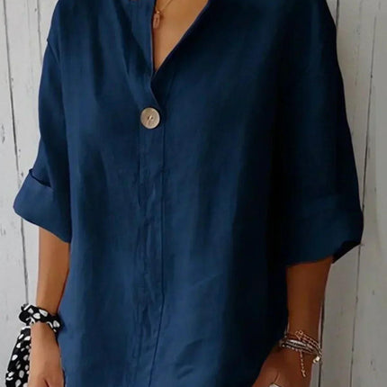 Women's V-Neck Casual Blouse