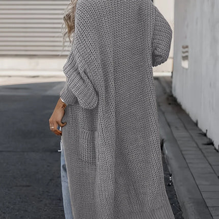 Women's Knit Cardigan with Pockets for Casual Everyday Wear