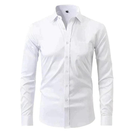 Men's Long Sleeve Shirt Breathable Stretch Fabric