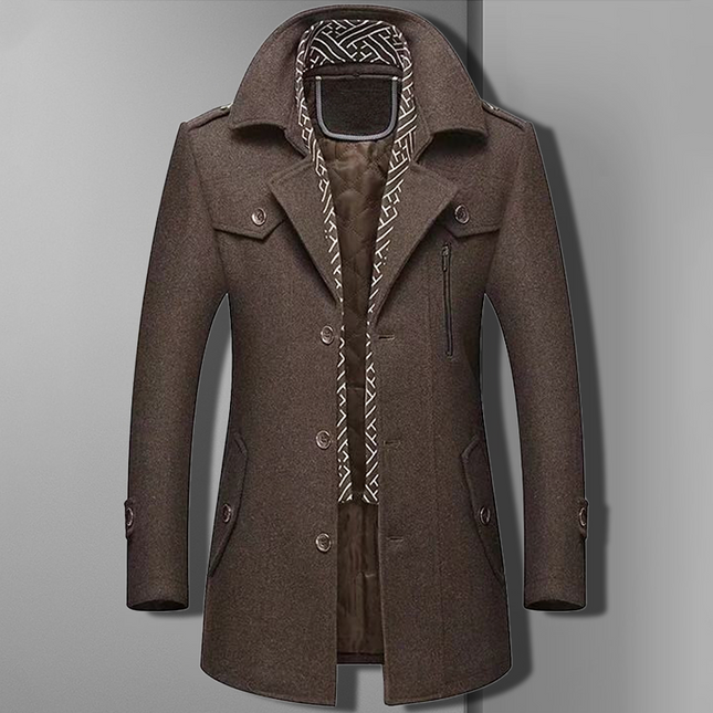 Men's Shawl Collar Coat Stylish