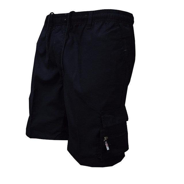 Men's Cargo Shorts with Zipper Pockets