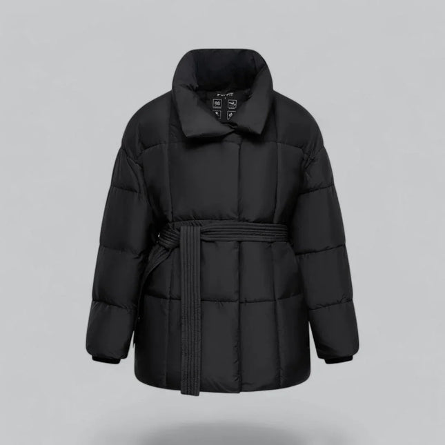 Women's Winter Jacket Belted Style