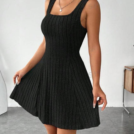 Women's Sweater Dress Cutout Ribbed Design