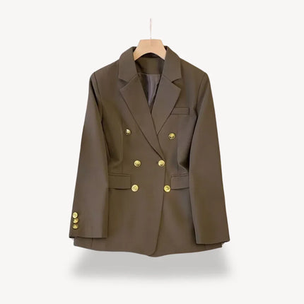 Women's Double-Breasted Blazer Classic Style