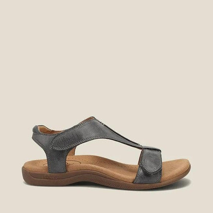 Women's Adjustable Leather Orthopedic Sandals with Arch Support