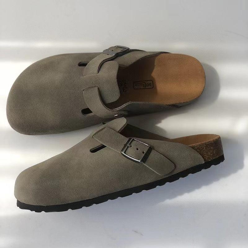 Stylish Unisex Leather Boston Sandals | Comfortable and Durable Footwear for Every Occasion