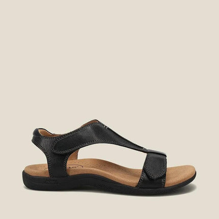 Women's Adjustable Leather Orthopedic Sandals with Arch Support