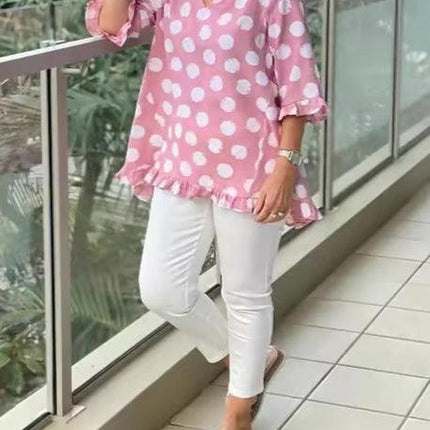 Women's Vintage Retro Print Top