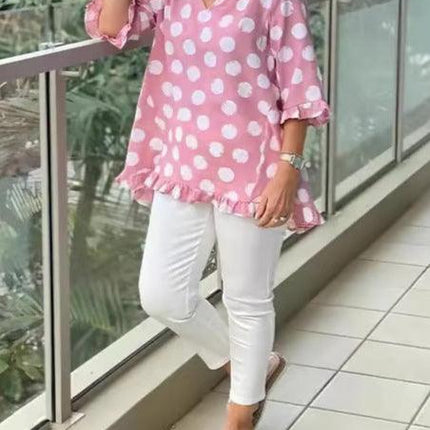 Women's Vintage Printed Casual Top
