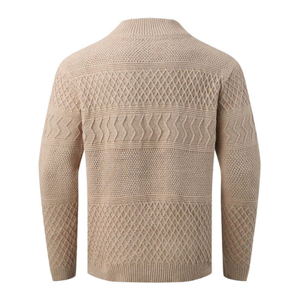 Men’s Long Sleeve Casual Coat with Button Closure