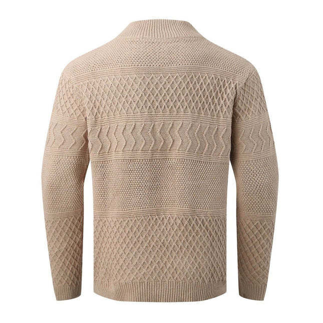Men’s Long Sleeve Casual Coat with Button Closure