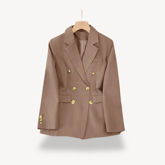 Women's Double-Breasted Blazer Classic Style