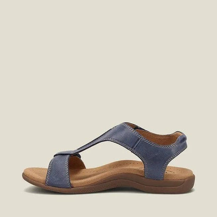 Women's Adjustable Leather Orthopedic Sandals with Arch Support