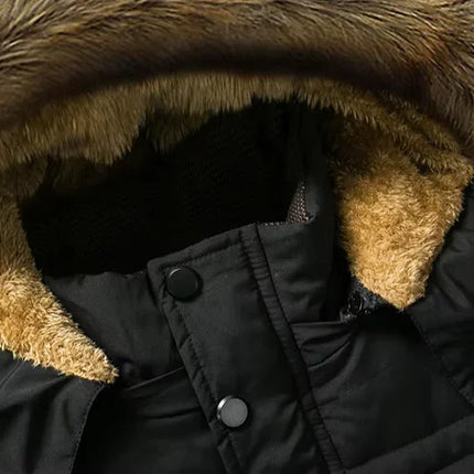 Women's Parka Jacket Waterproof Fleece-Lined