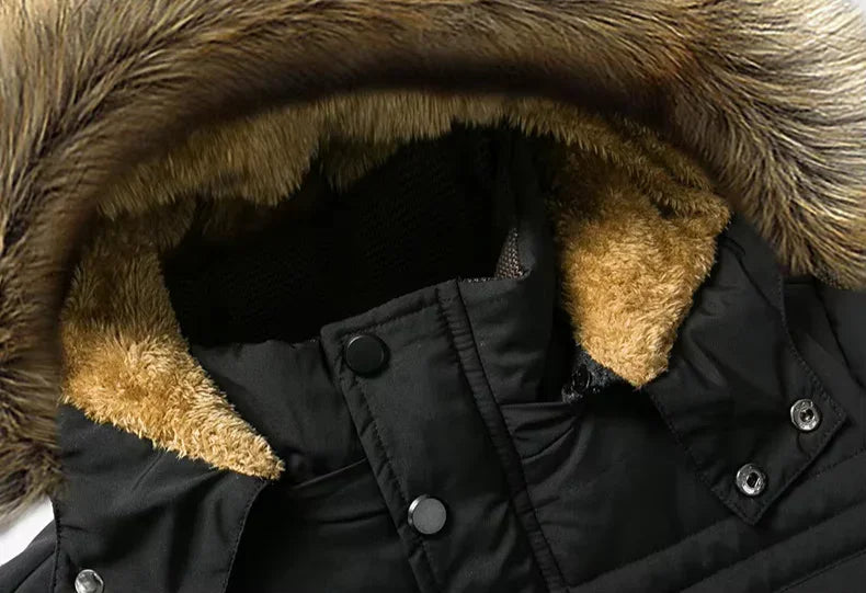 Women's Parka Jacket Waterproof Fleece-Lined