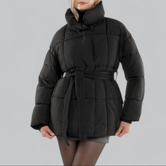 Women's Winter Jacket Belted Style