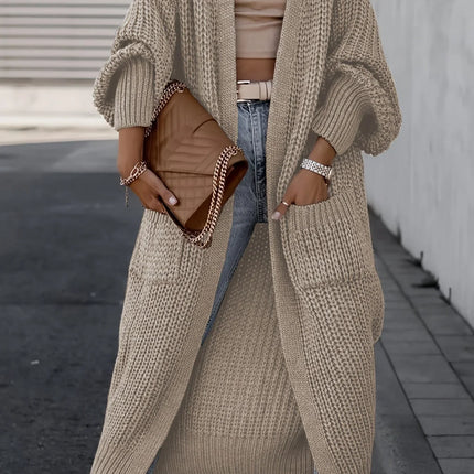 Women's Knit Cardigan with Pockets for Casual Everyday Wear
