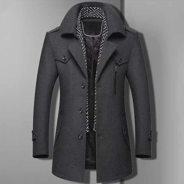 Men's Shawl Collar Coat Stylish