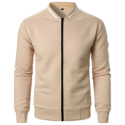 Men's Zip-Up Cotton Cardigan