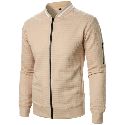 Men's Zip-Up Cotton Cardigan