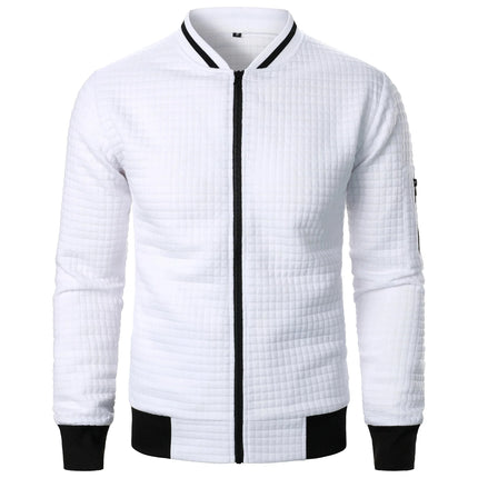 Men's Zip-Up Cotton Cardigan