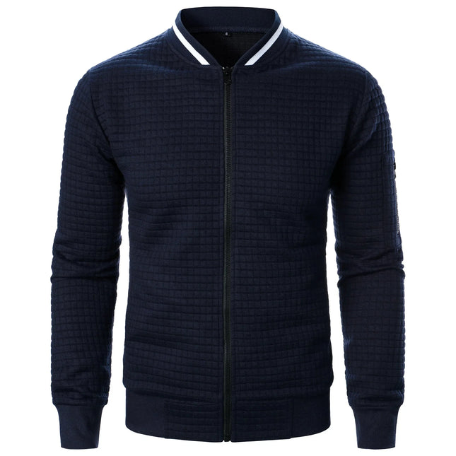 Men's Zip-Up Cotton Cardigan