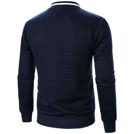 Men's Zip-Up Cotton Cardigan