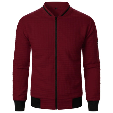 Men's Zip-Up Cotton Cardigan