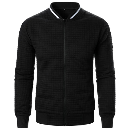 Men's Zip-Up Cotton Cardigan