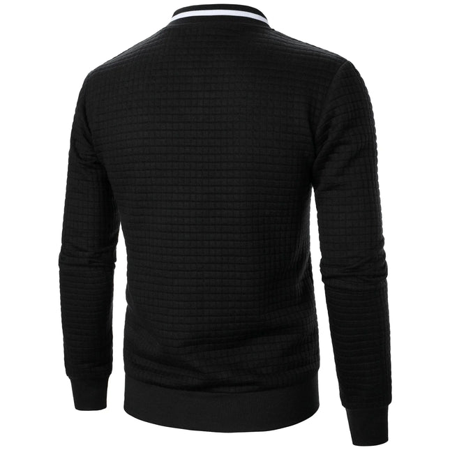 Men's Zip-Up Cotton Cardigan