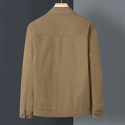 Men's Zip Front Harrington Jacket Cotton