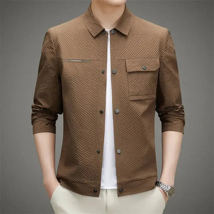 Men's Classic Shirt Jacket with Chest Pocket