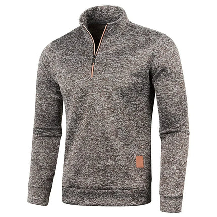 Men's Fleece Half Zip Pullover Jumper