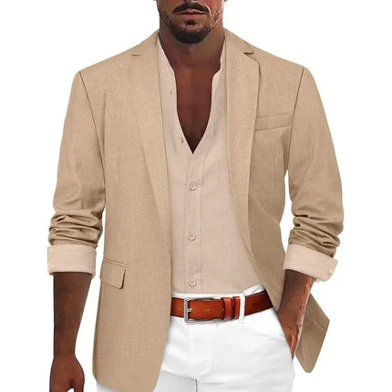 Men's Tailored Fit Cotton Blazer