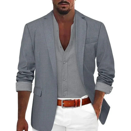 Men's Tailored Fit Cotton Blazer