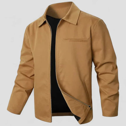 Men's Zip Up Windproof Jacket Street Style