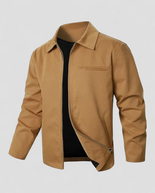 Men's Zip Up Windproof Jacket Street Style