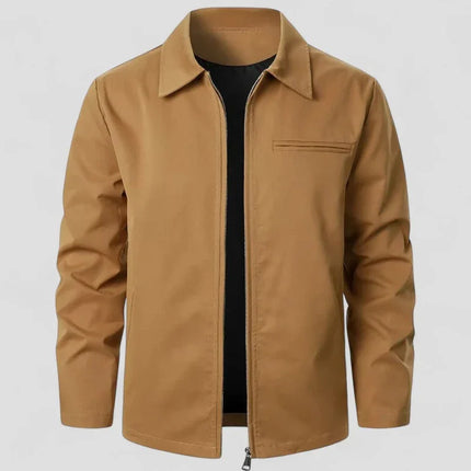 Men's Zip Up Windproof Jacket Street Style