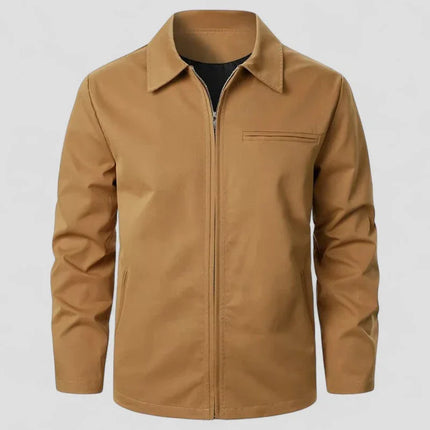 Men's Zip Up Windproof Jacket Street Style
