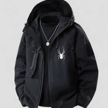 Men's Hooded Windbreaker Jacket Lightweight